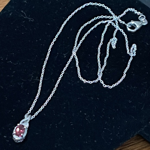 Ofiki Rubellite & Diamond Ring and Pendant Necklace - Picture 11 of 13